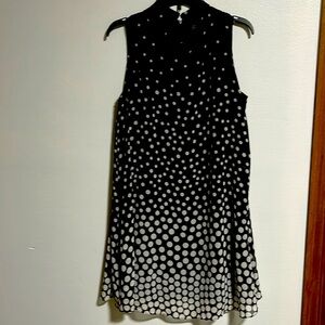 Jessica Howard 14P. Black with white polka dot design.